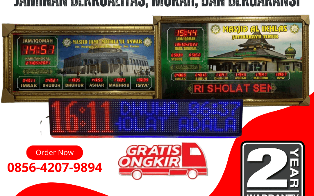 jam digital masjid