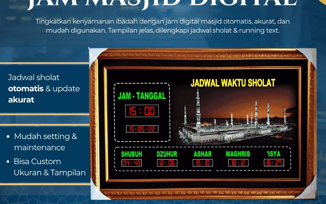 Service Jam Digital Masjid